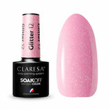 CLARESA Vernis semi permanent GLITTER 12 -5g-W