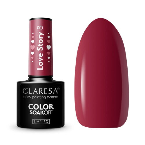 CLARESA Vernis semi permanent LOVE STORY 8