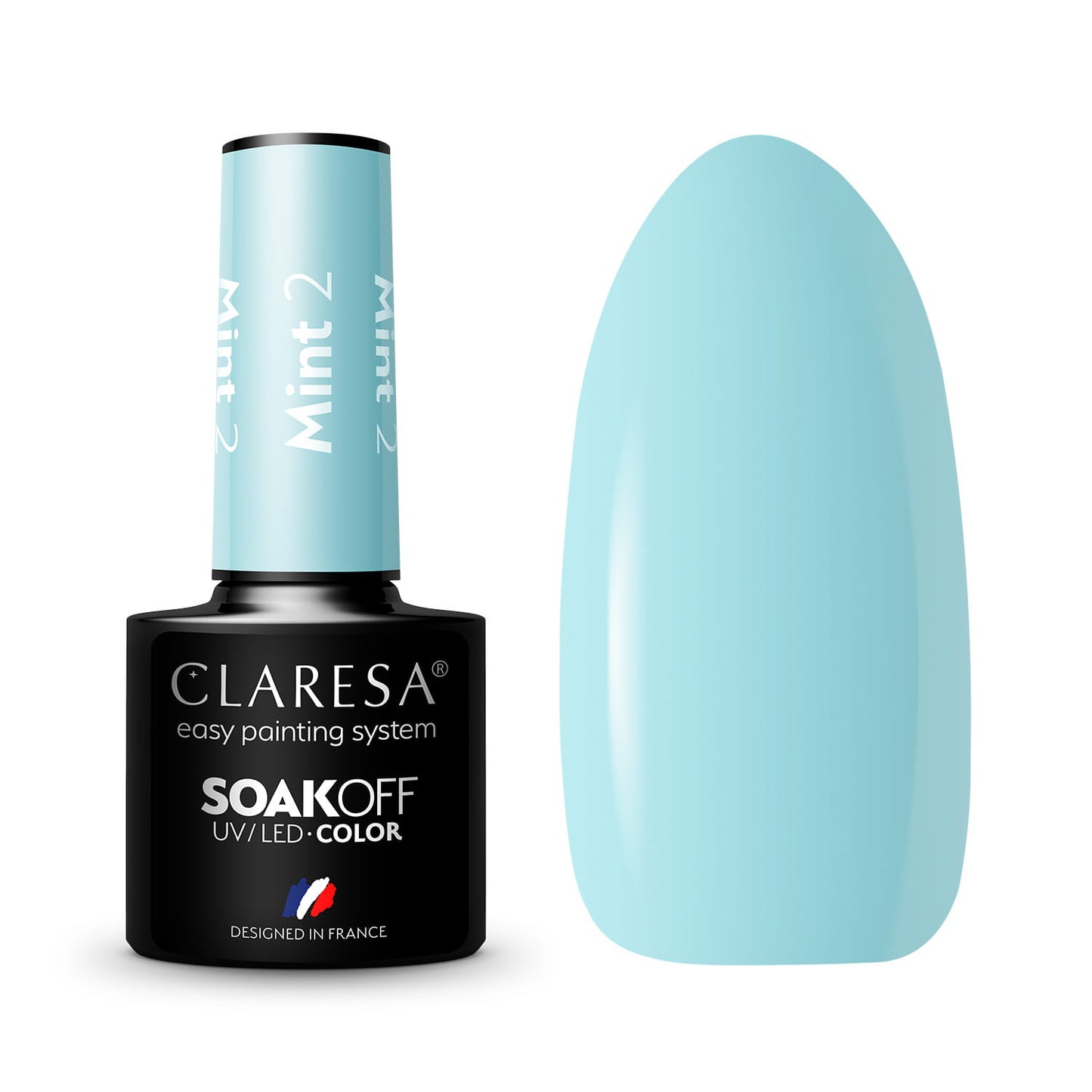 CLARESA Vernis semi permanent MINT 2 -5g