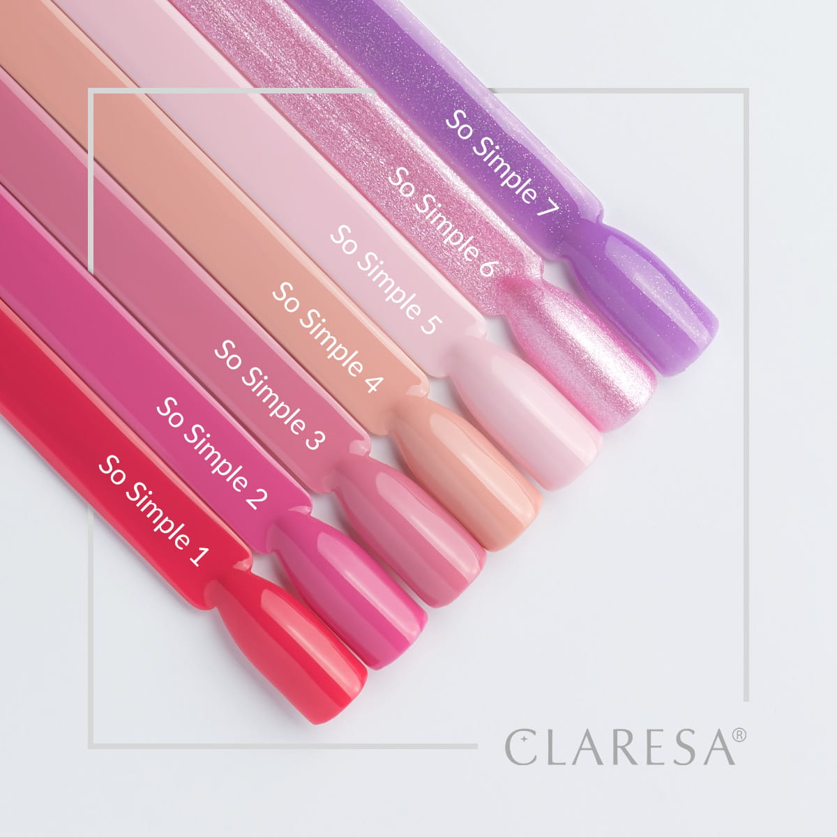 CLARESA Vernis semi permanent So Simple 7- 5g-L