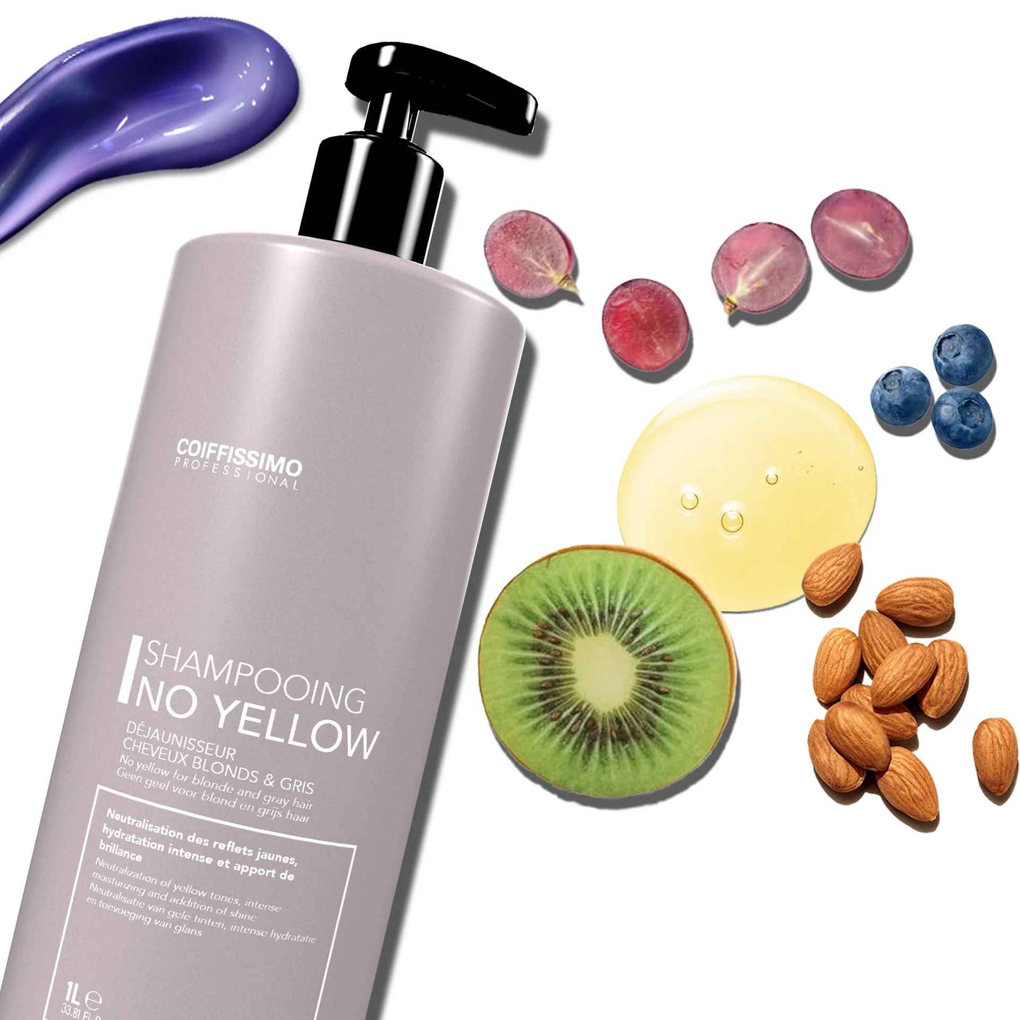 COIFFISSIMO SHAMPOOING NO YELLOW 1L