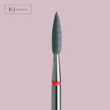 Fraise en Diamant Grain rouge - Extrémité arrondie 2.3 mm