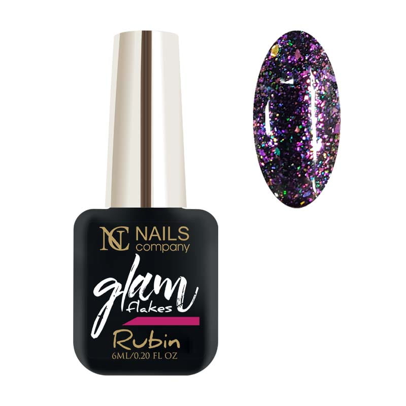 NC VSP Glam Flakes Rubin