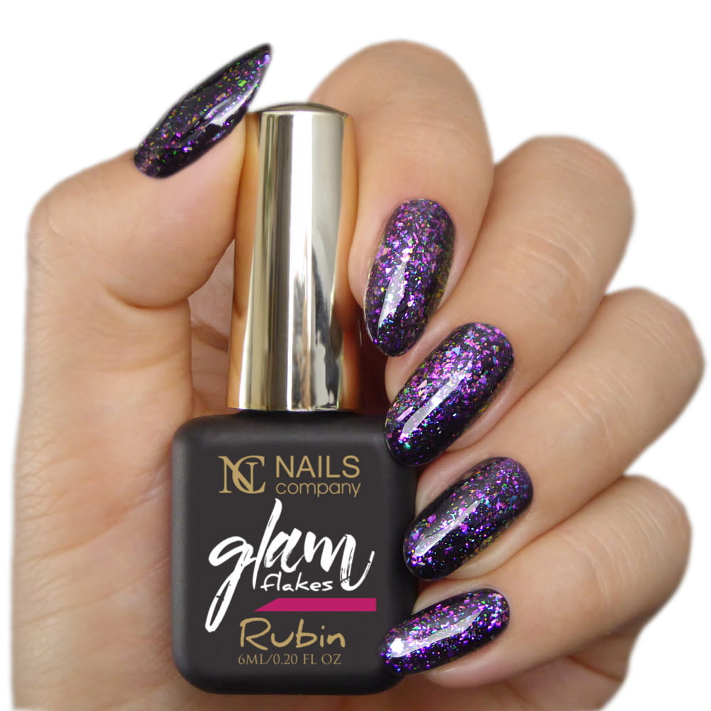 NC VSP Glam Flakes Rubin