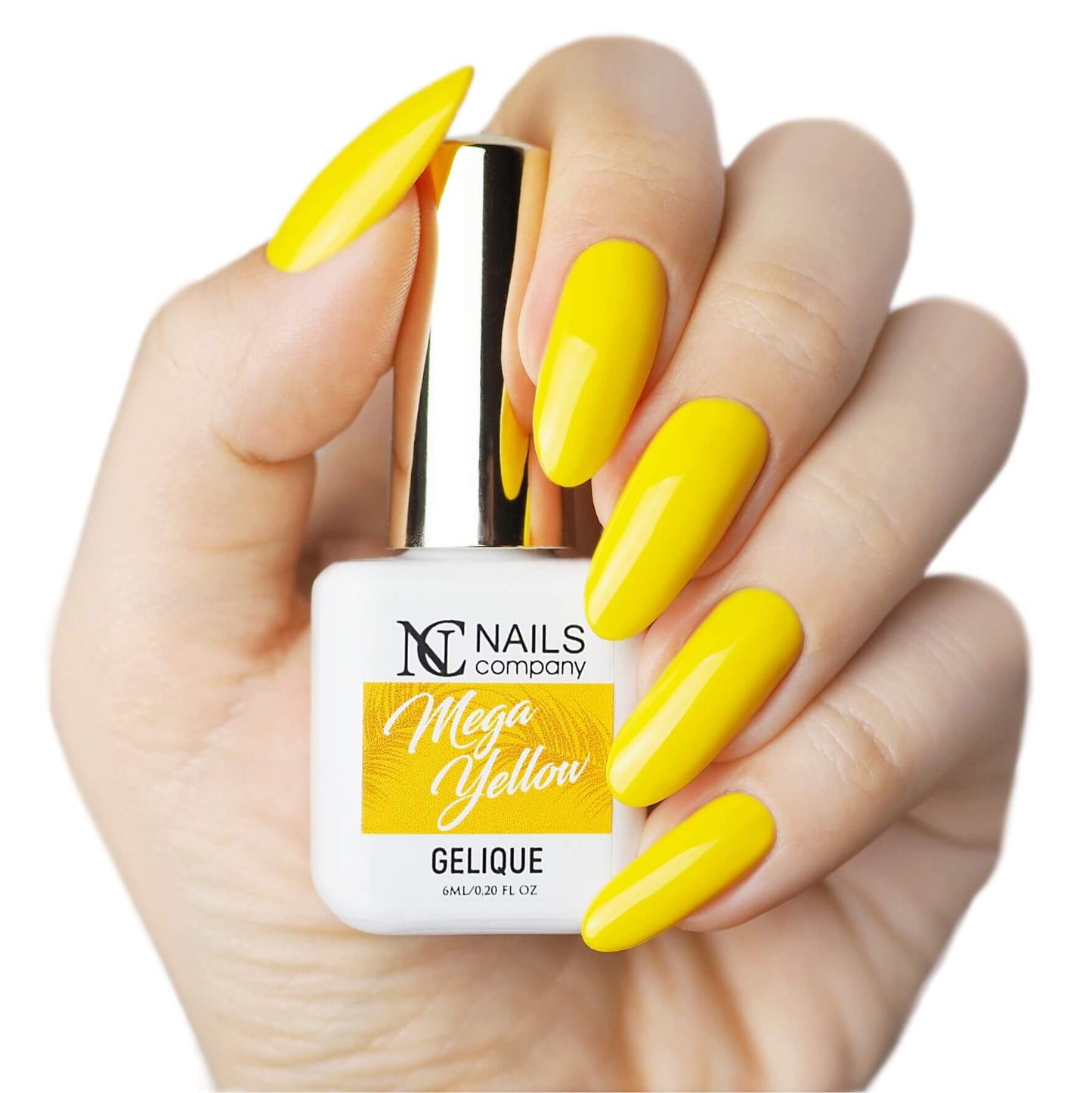 NC VSP Mega Yellow Gelique 6 ml/Nail Talk