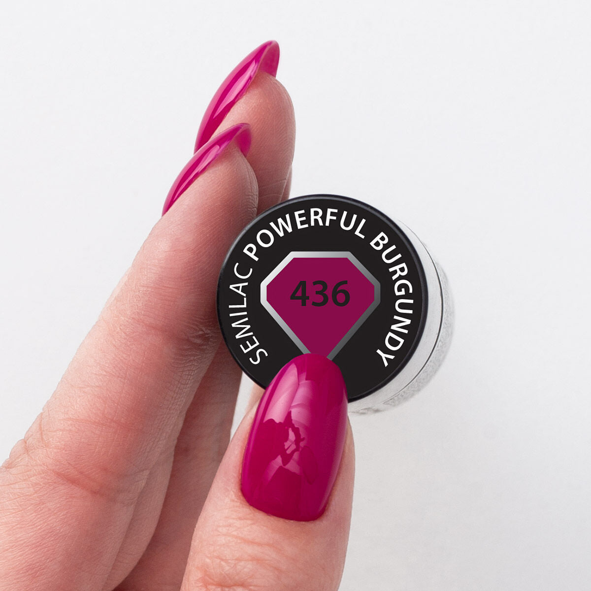 Vernis semi permanent 436 Powerful Burgundy 7 ml