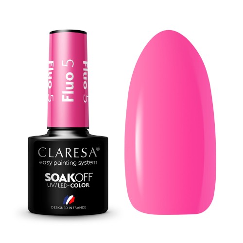 Claresa Vernis semi permanent Fluo 5