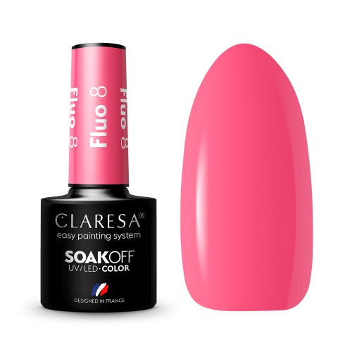 Claresa Vernis semi permanent Fluo 8