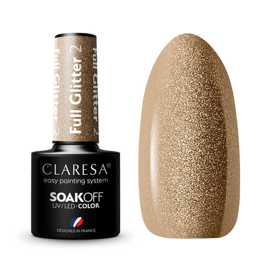 Claresa Vernis semi permanent FULL GLITTER 2 -5g