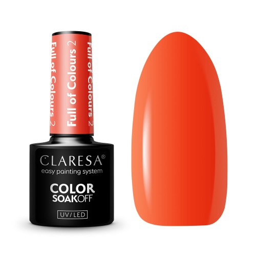 CLARESA Vernis semi permanent FULL OF COLOURS 2 5G
