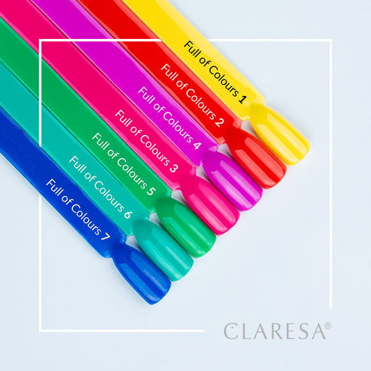 CLARESA Vernis semi permanent FULL OF COLOURS 4 5G