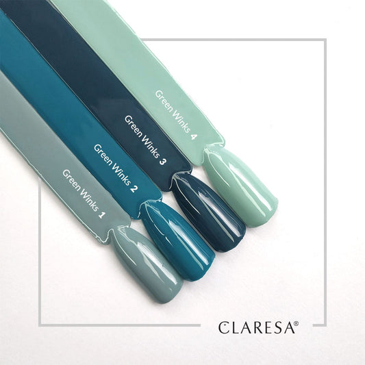 CLARESA Vernis semi permanent Green Winks 4