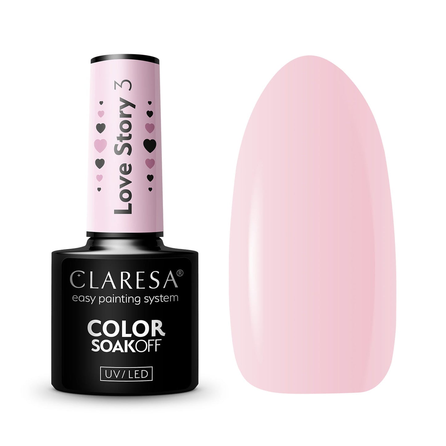CLARESA Vernis semi permanent LOVE STORY 3