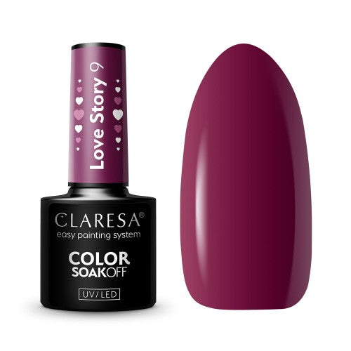 CLARESA Vernis semi permanent LOVE STORY 9