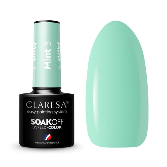 CLARESA Vernis semi permanent MINT 3 -5g
