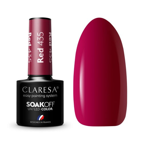 CLARESA Vernis semi permanent RED 435 -5g