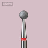 Fraise en Diamant Grain Rouge Forme Boule 4 mm