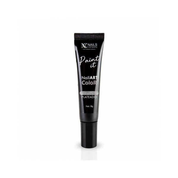 NC Paint It NailART Color PLATEADO  8g