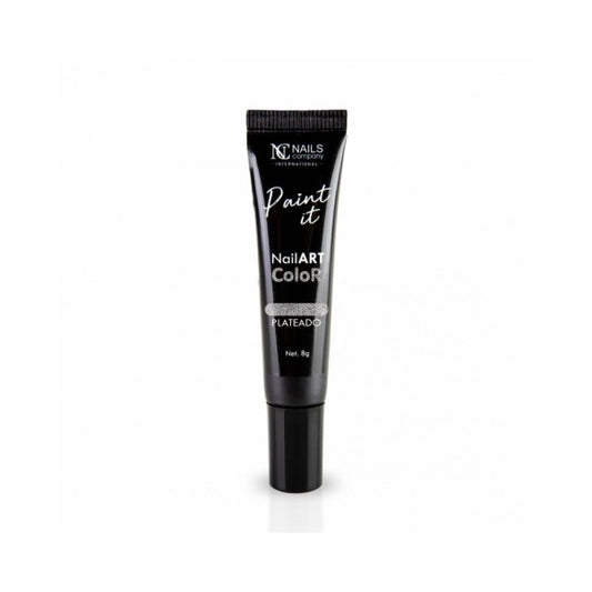 NC Paint It NailART Color PLATEADO  8g