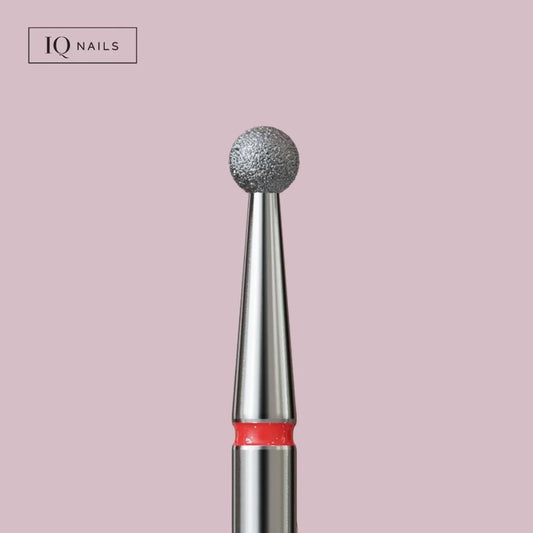 Fraise en diamant Grain rouge forme Boule 2.5 mm