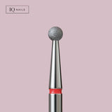 Fraise en diamant Grain rouge forme Boule 2.5 mm
