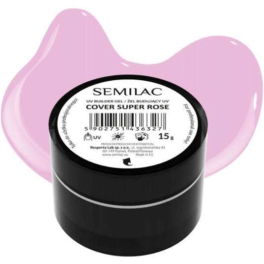 Semilac Builder Gel Cover Super Rose 15 g