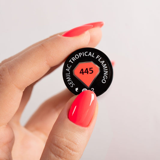 Vernis semi permanent 445 Tropical Flamingo 7ml